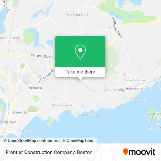 Frontier Construction Company map