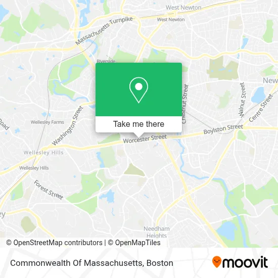 Commonwealth Of Massachusetts map