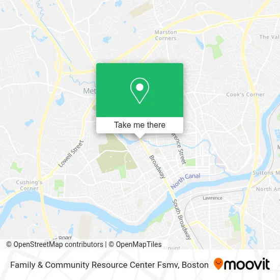Family & Community Resource Center Fsmv map