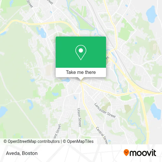 Aveda map