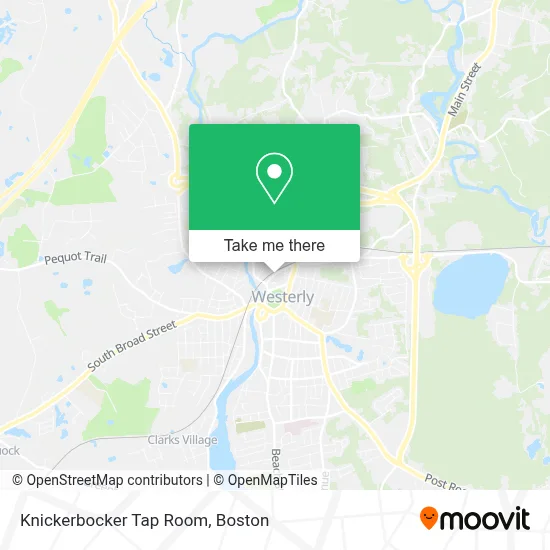 Knickerbocker Tap Room map