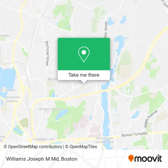 Williams Joseph M Md map