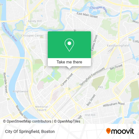 City Of Springfield map