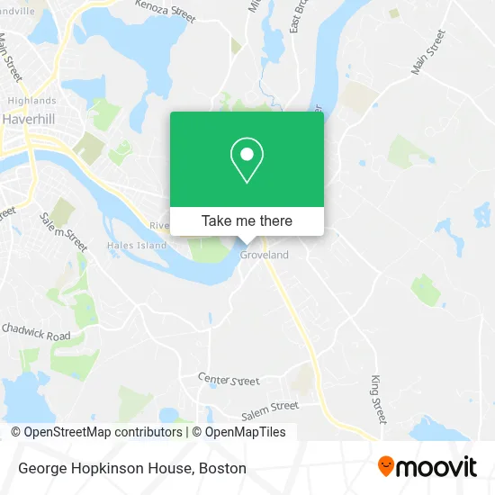 George Hopkinson House map