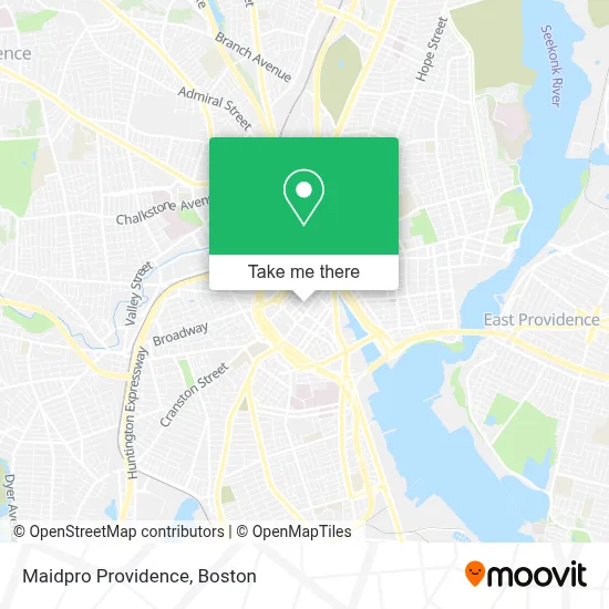 Maidpro Providence map