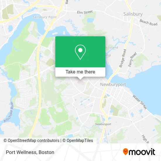 Port Wellness map