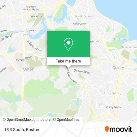I 93 South map