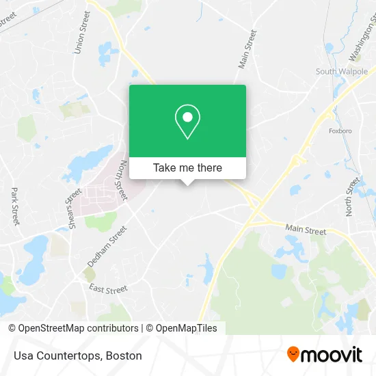 Usa Countertops map