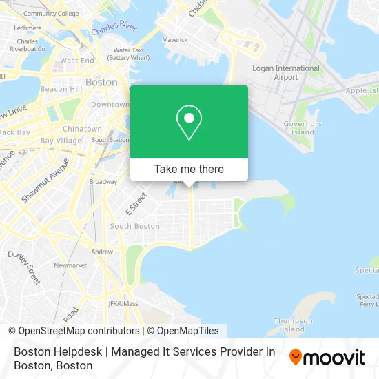 Boston Helpdesk | Managed It Services Provider In Boston map