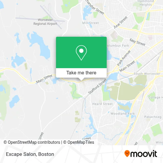 Excape Salon map