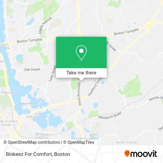 Binkeez For Comfort map