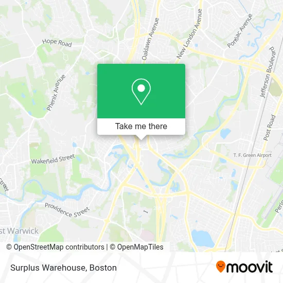 Surplus Warehouse map