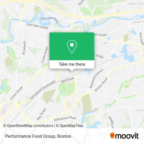 Performance Food Group map
