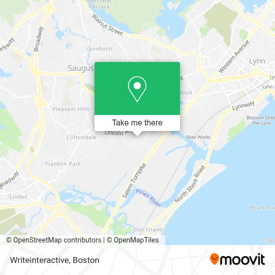 Writeinteractive map
