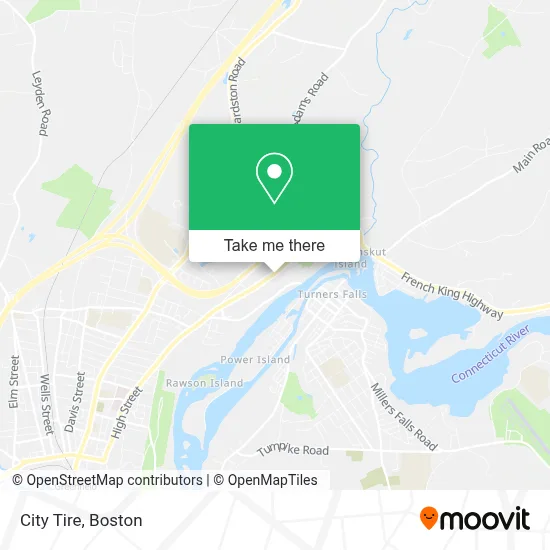 City Tire map