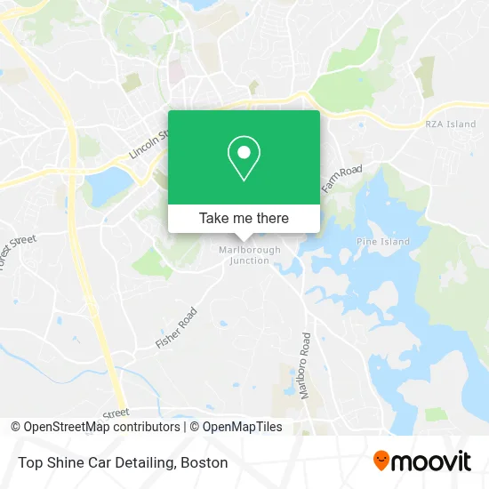 Top Shine Car Detailing map