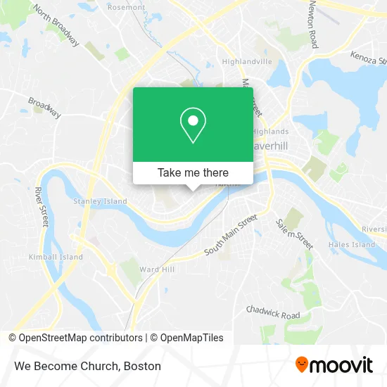 We Become Church map
