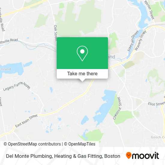 Del Monte Plumbing, Heating & Gas Fitting map