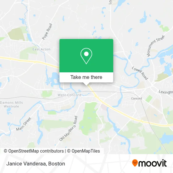 Janice Vanderaa map