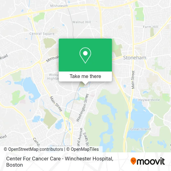 Center For Cancer Care - Winchester Hospital map