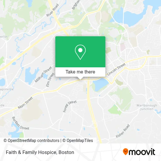 Faith & Family Hospice map