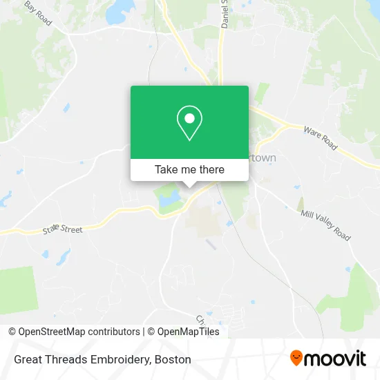 Great Threads Embroidery map