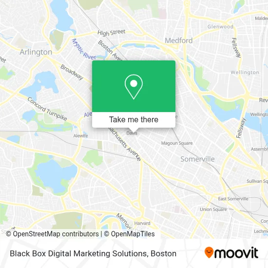 Black Box Digital Marketing Solutions map