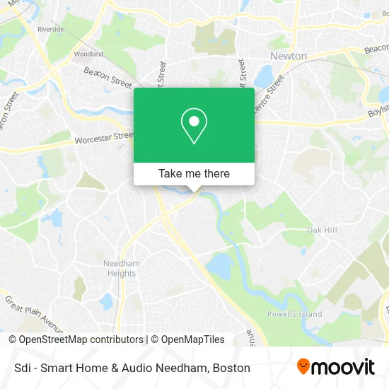 Sdi - Smart Home & Audio Needham map