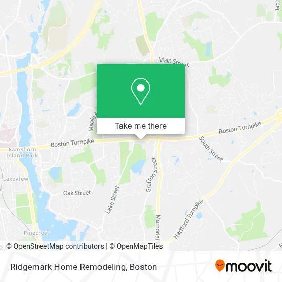 Ridgemark Home Remodeling map