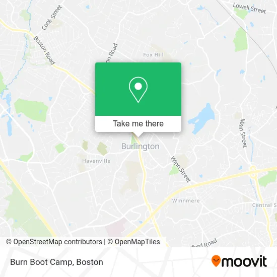 Burn Boot Camp map