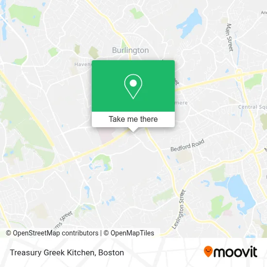 Treasury Greek Kitchen map