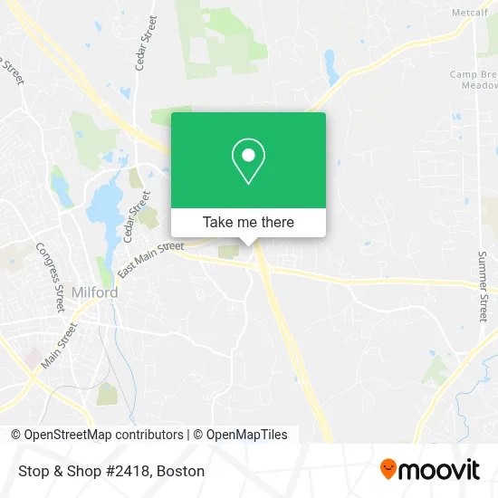 Stop & Shop #2418 map