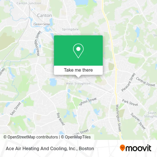 Ace Air Heating And Cooling, Inc. map