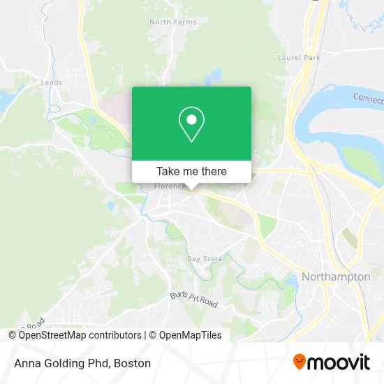 Anna Golding Phd map