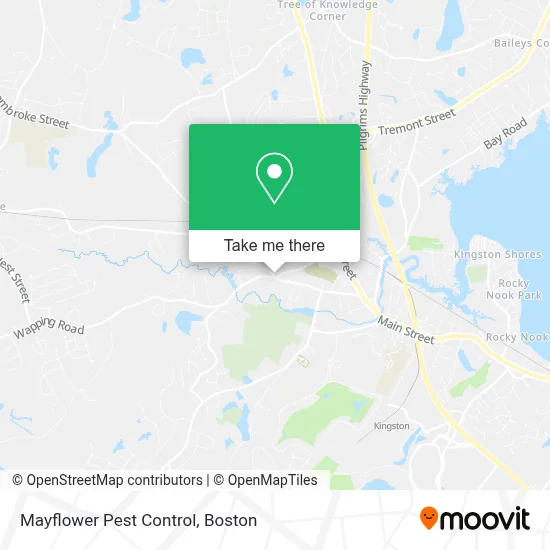 Mayflower Pest Control map