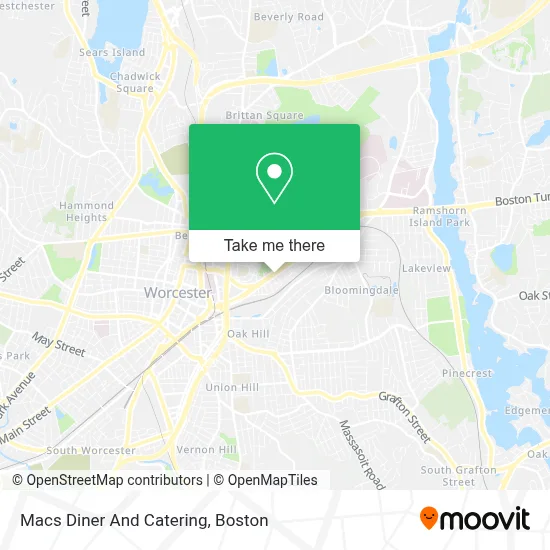 Macs Diner And Catering map