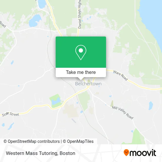 Western Mass Tutoring map