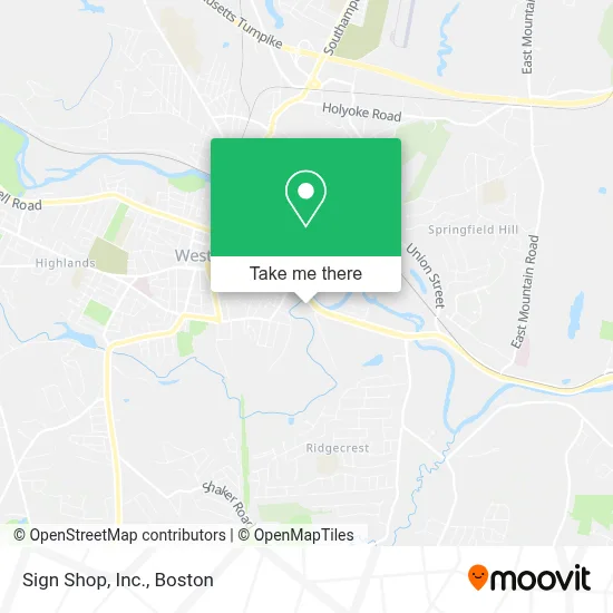 Sign Shop, Inc. map