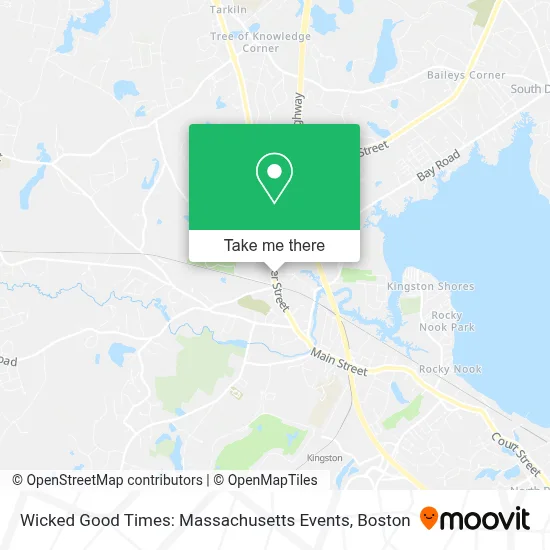 Wicked Good Times: Massachusetts Events map