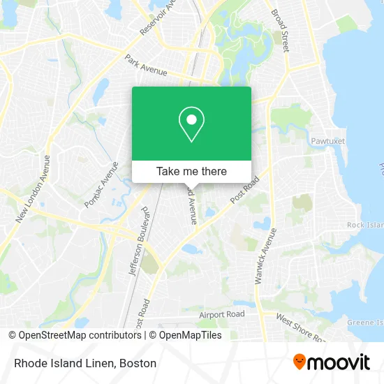 Rhode Island Linen map