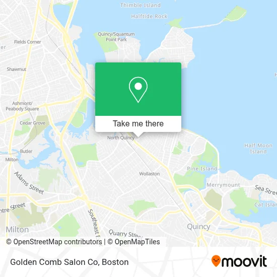 Golden Comb Salon Co map