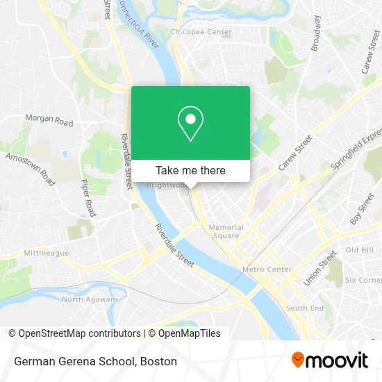 German Gerena School map