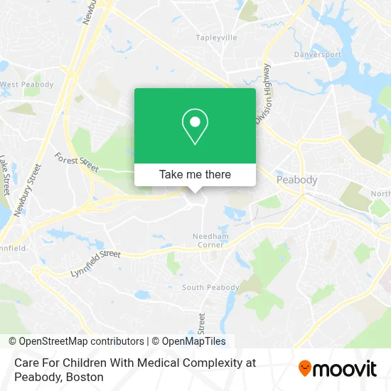 Care For Children With Medical Complexity at Peabody map