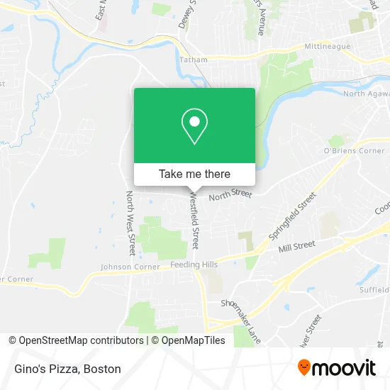 Gino's Pizza map