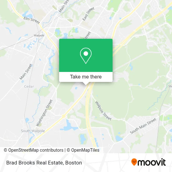 Brad Brooks Real Estate map