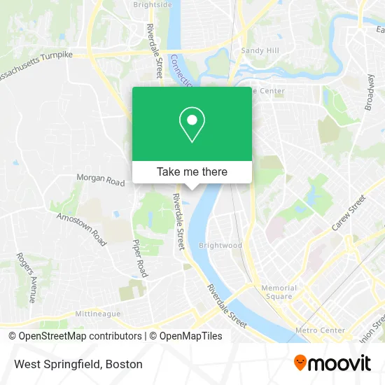 West Springfield map