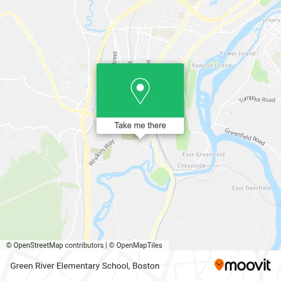 Green River Elementary School map