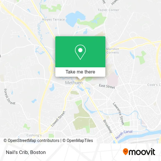 Nail's Crib map