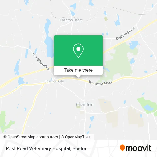 Post Road Veterinary Hospital map