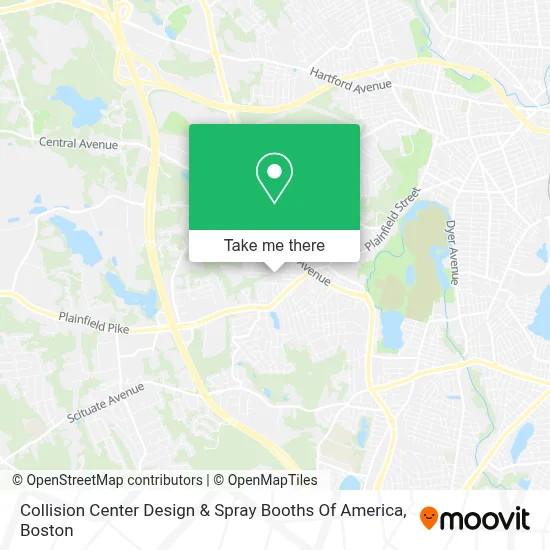 Collision Center Design & Spray Booths Of America map
